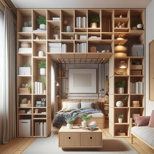 creative use of shelving