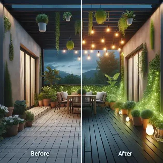 diy decor for small patios