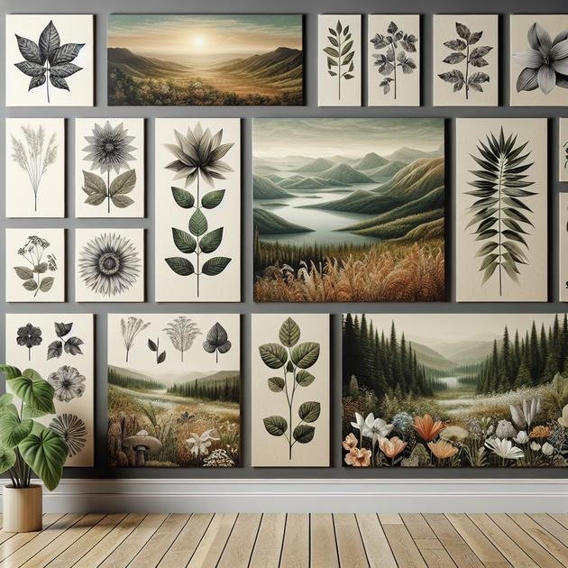 incorporating botanical prints and patterns