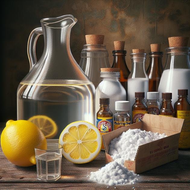 lemon and salt: the perfect scrubbing duo