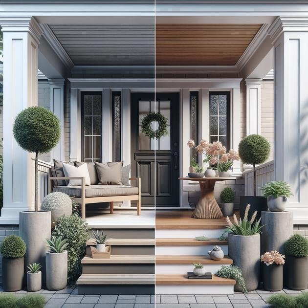 using plants for a lush look