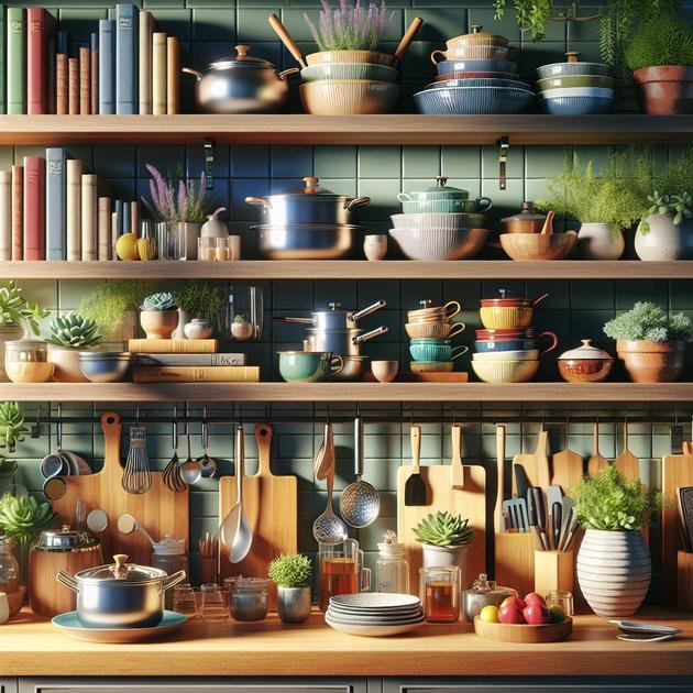 color considerations for open shelving