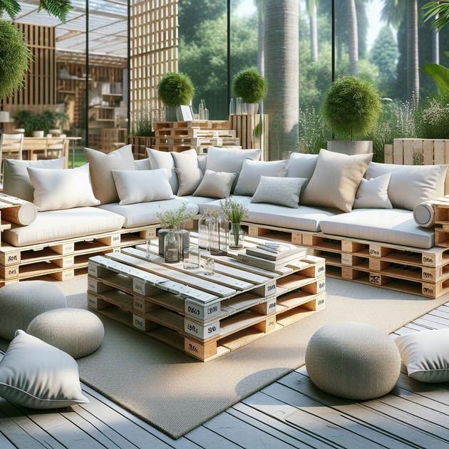 creating a pallet coffee table