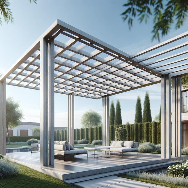 pergola color schemes that enhance aesthetics
