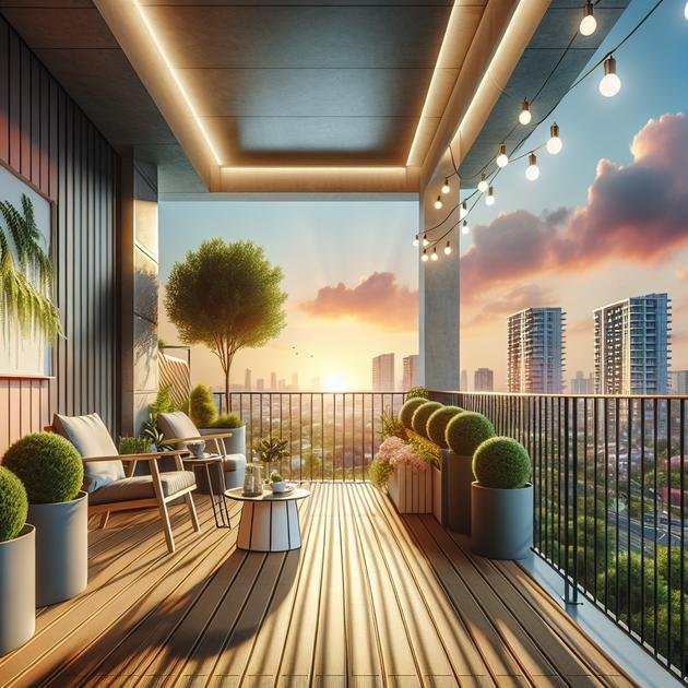 privacy ideas with plants and screens