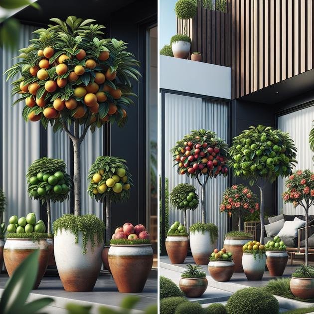 balconies and patios as fruit tree havens
