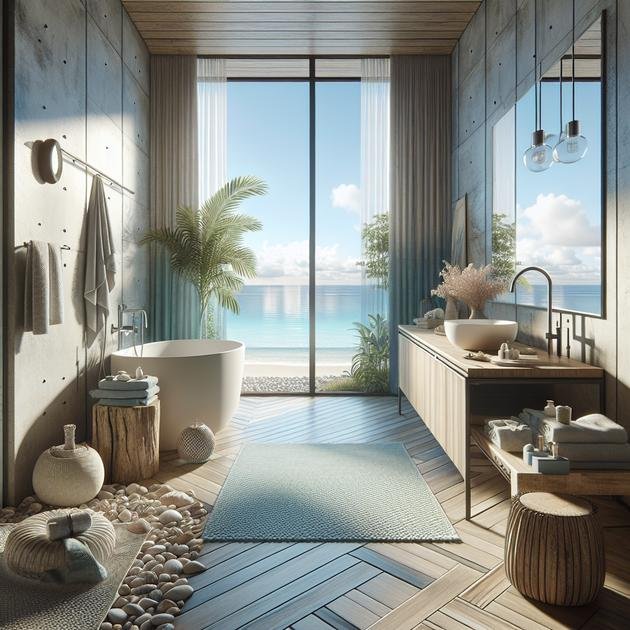 bathroom plants that fit a coastal theme