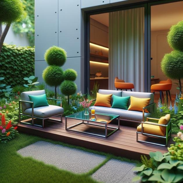 color and style tips to enhance small patios