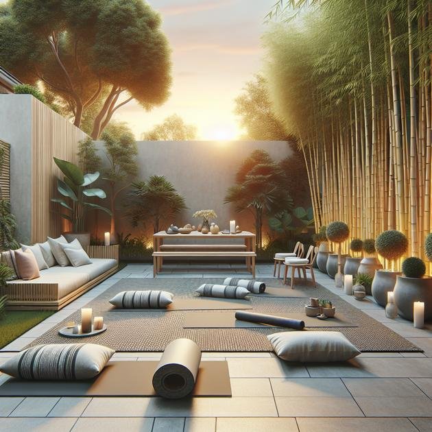 flooring ideas suitable for outdoor yoga