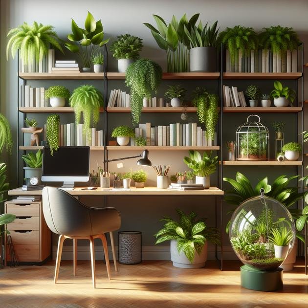 natural benefits: air purification and mood boost
