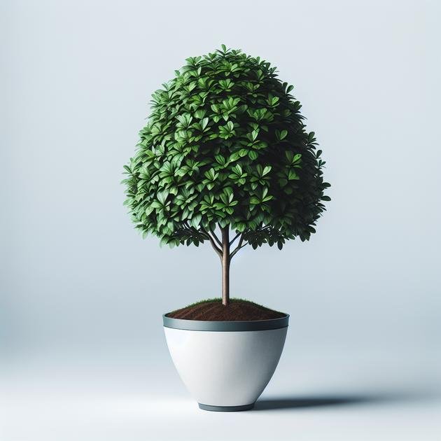 potted tree placement for natural light