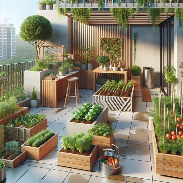 Smart watering techniques for terrace plants