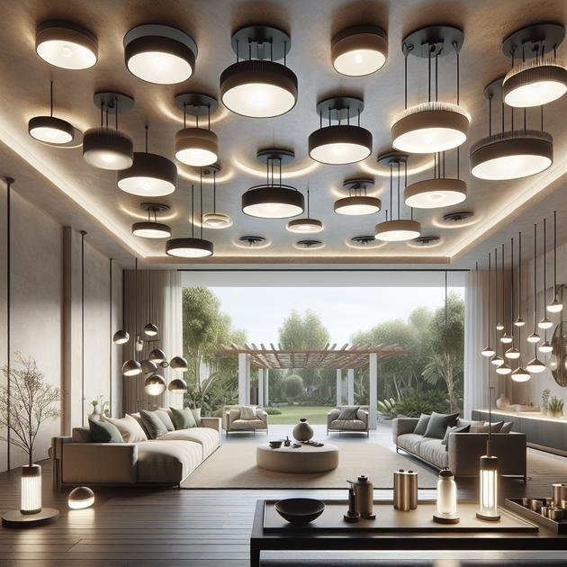 using ceiling lighting to enhance mood