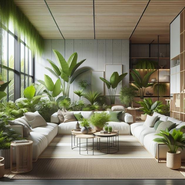 using indoor plants to boost air quality