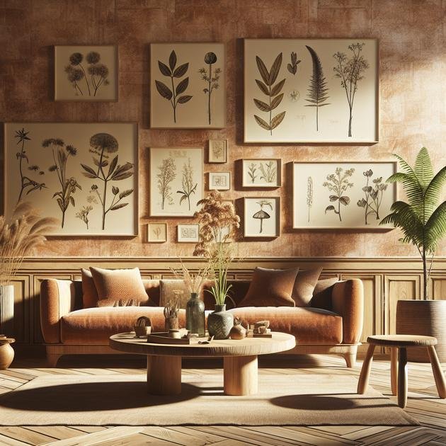 using vintage nature decor in different rooms