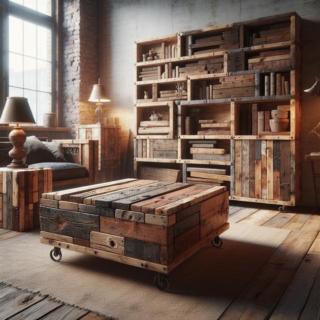 creating rustic reclaimed wood wall art