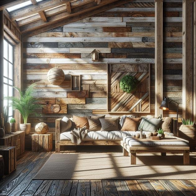 creative wall decor ideas using reclaimed items