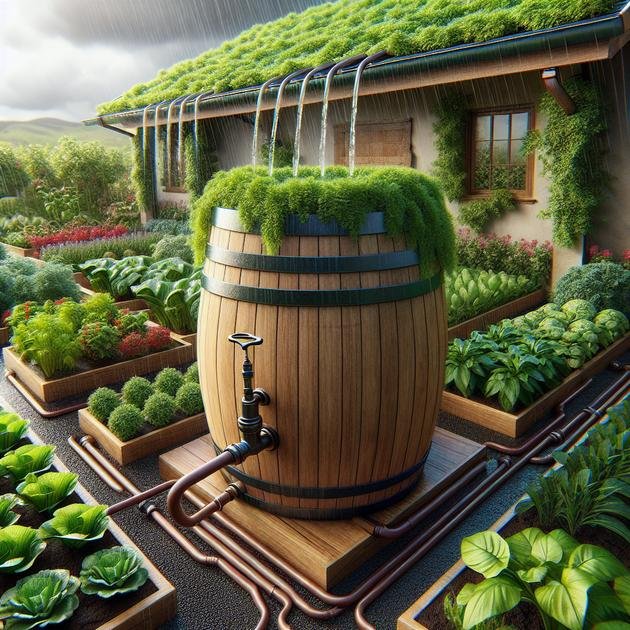 materials needed for a rainwater harvesting garden