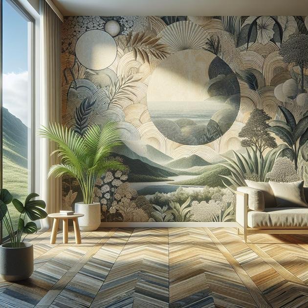 natural vs recycled wallpaper options