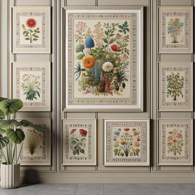 seasonal botanical prints for fresh home updates