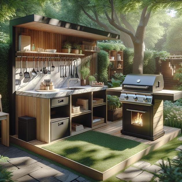 Creative storage ideas for outdoor kitchens