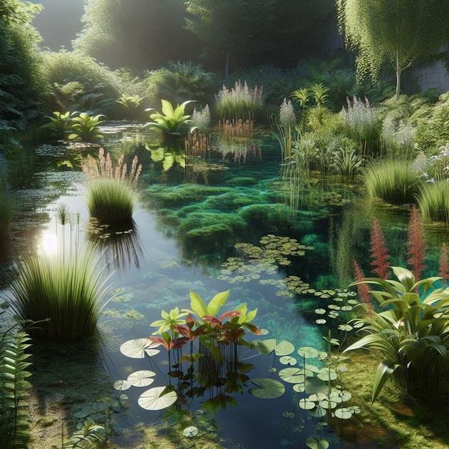 plants and wildlife that thrive in natural pool environments