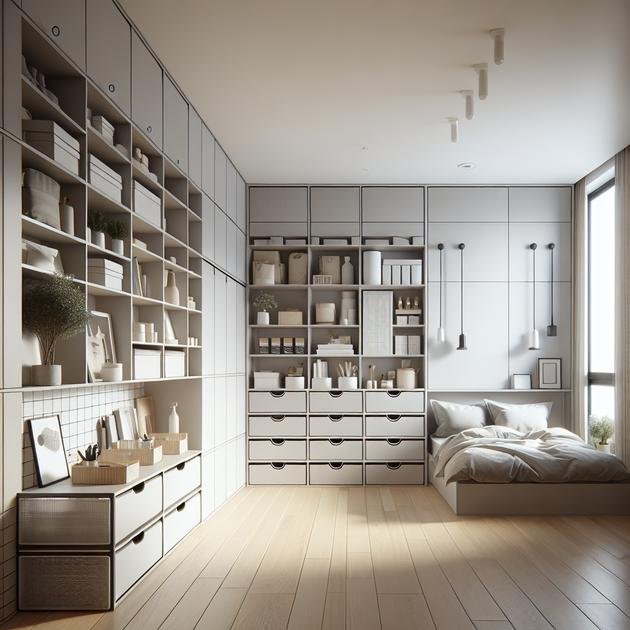 Effective storage solutions for small bedrooms