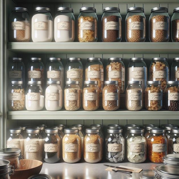 Grouping pantry items by category for faster access