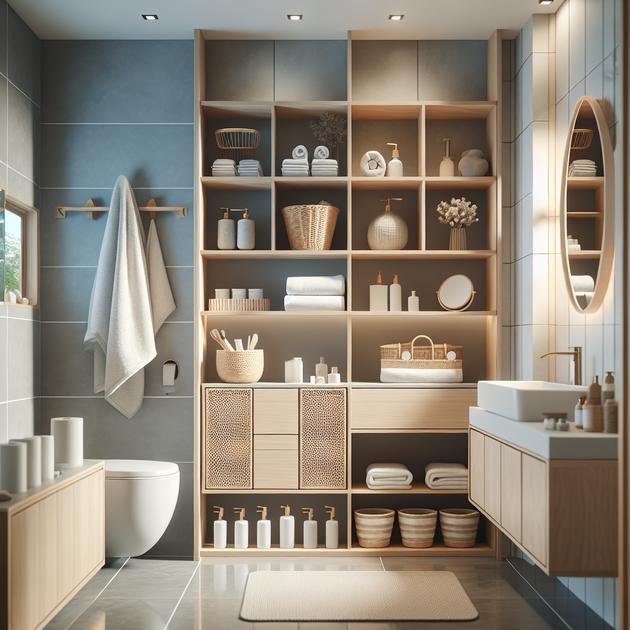 opt for wall-mounted storage solutions