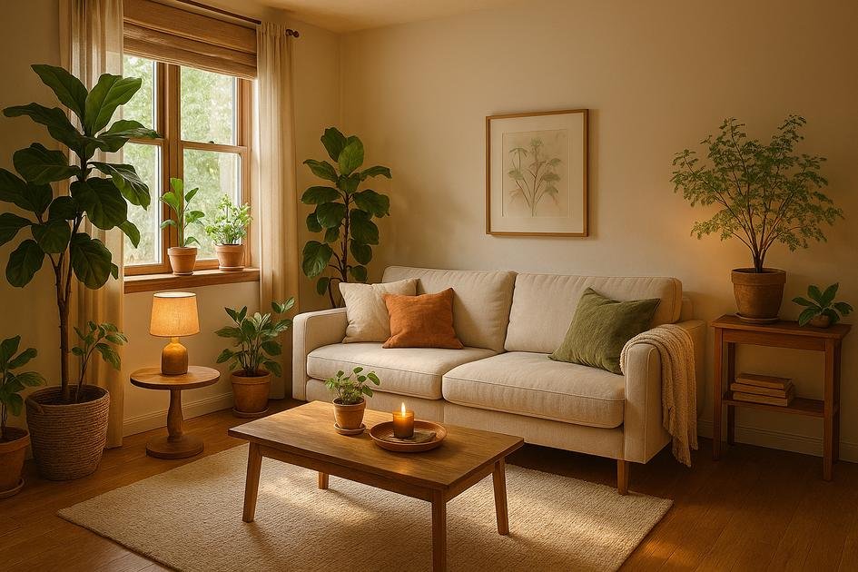 Arranging books by use and color to calm routines