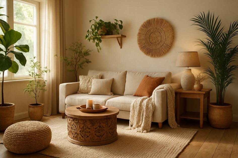 Mixing textures and patterns for a layered boho look