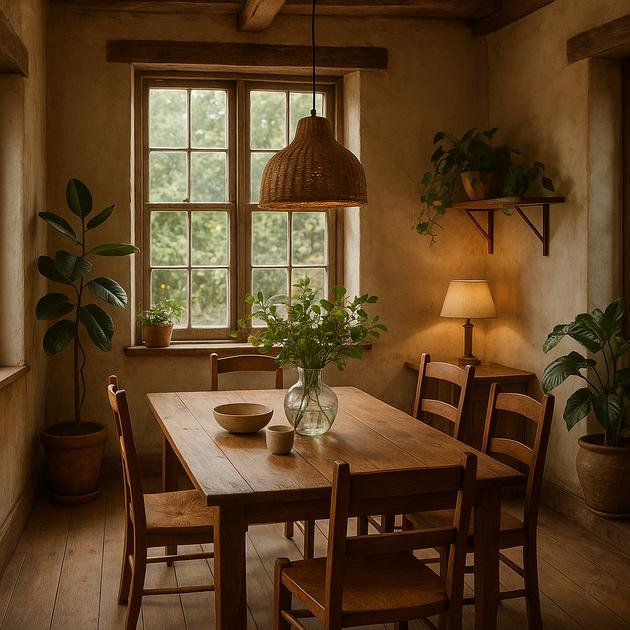Paint and finish choices that enhance rustic textures