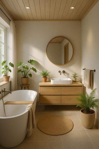 Planters and greenery: styling tips for shelves, sills, and small showers