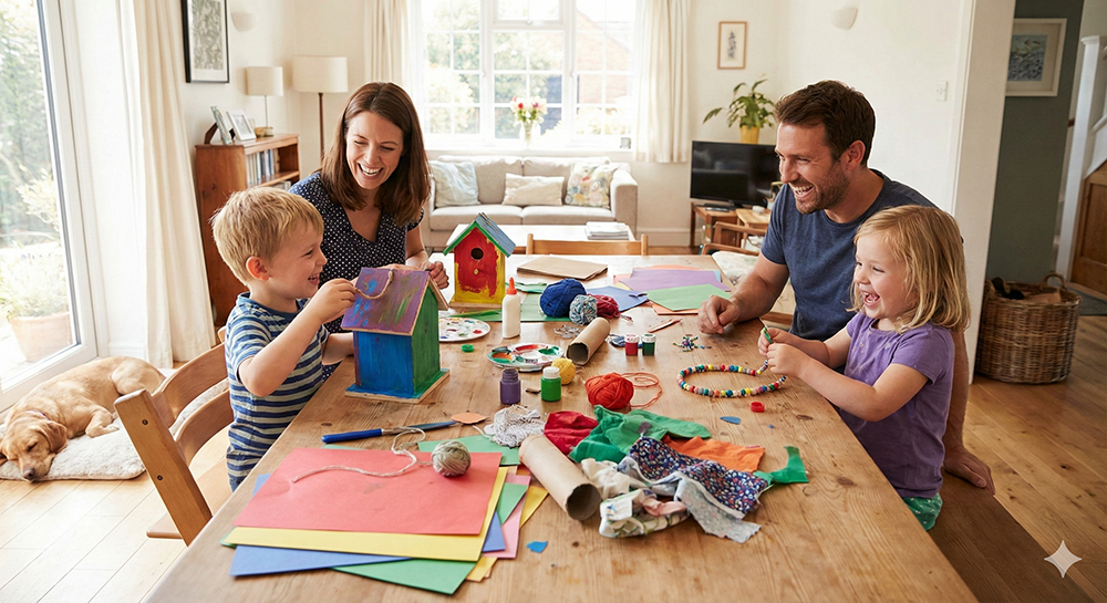 Children and Family Craft Projects - Fabric Scraps Crafts on a Budget